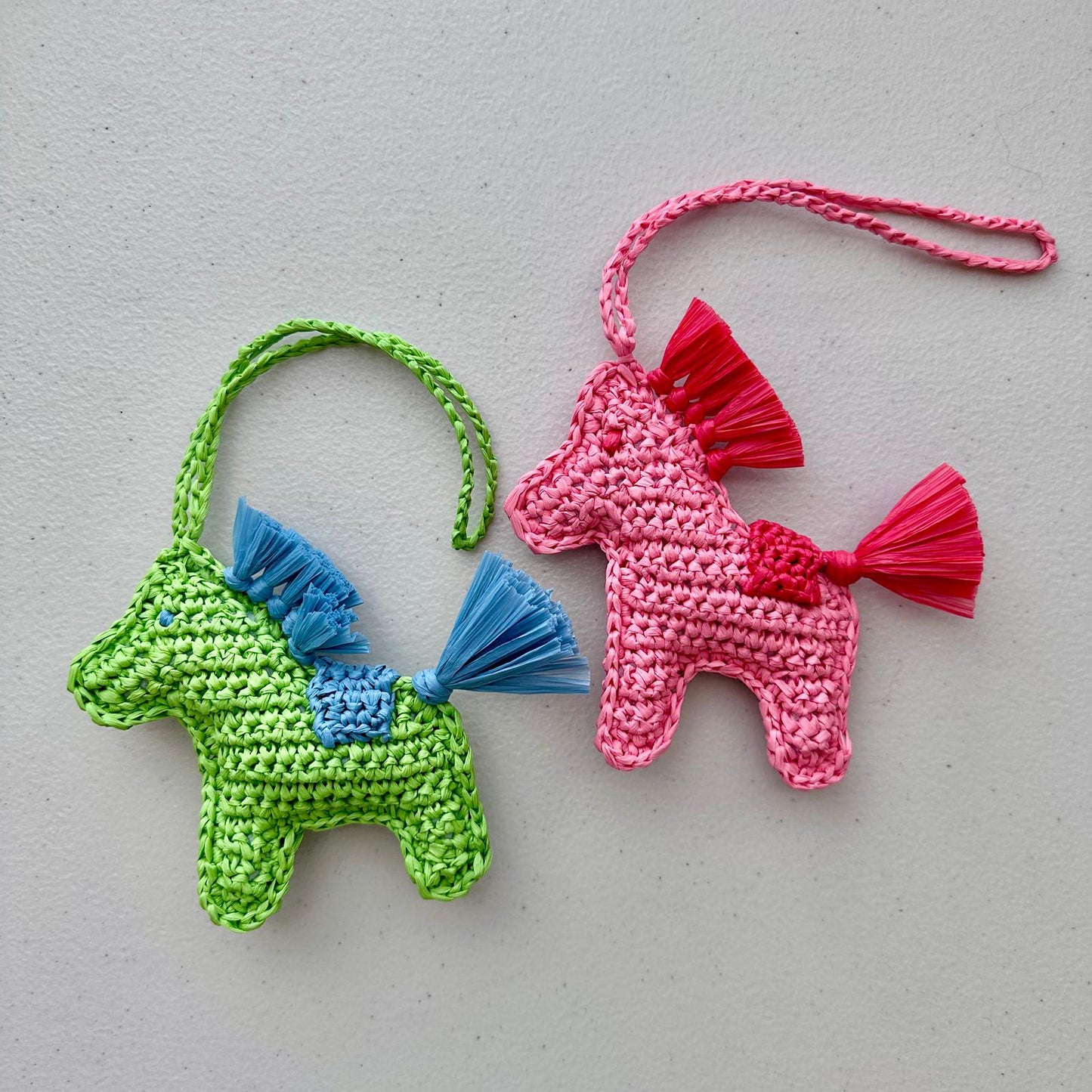Raffia Horse Charm