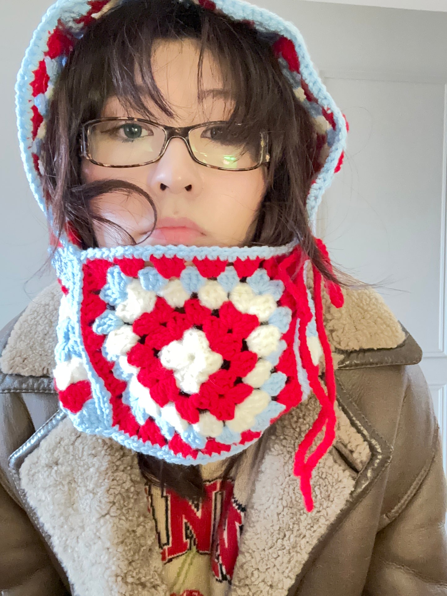 Balaclava in Red/Blue