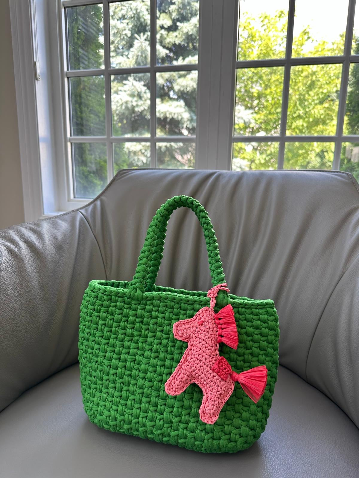 Raffia Horse Charm