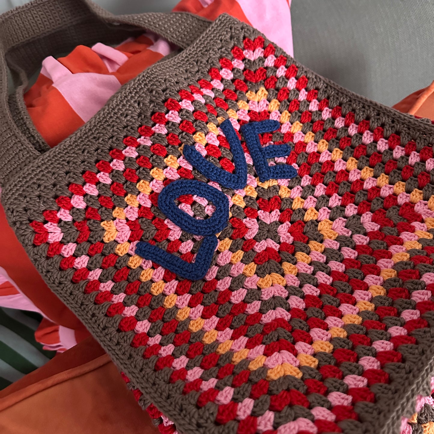 Happy Melon Tote in Love (Made to Order)