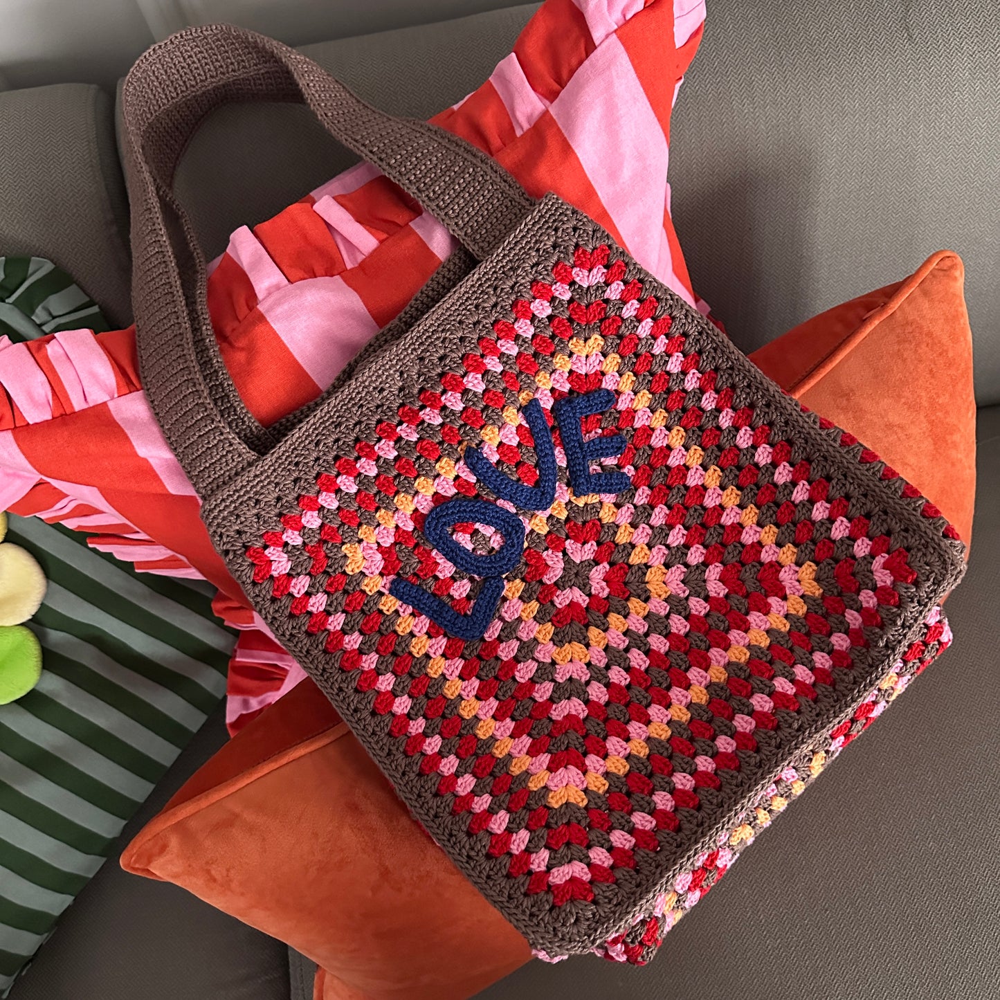 Happy Melon Tote in Love (Made to Order)