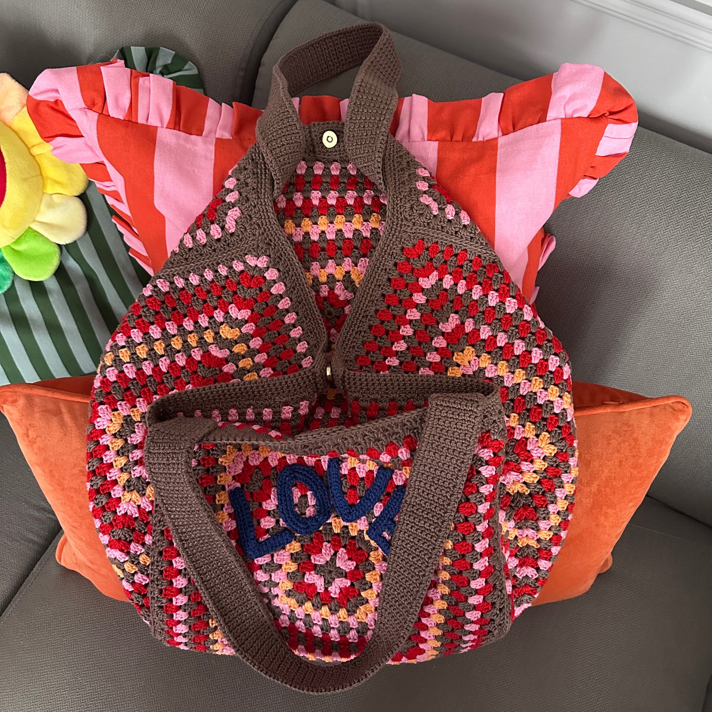 Happy Melon Tote in Love (Made to Order)