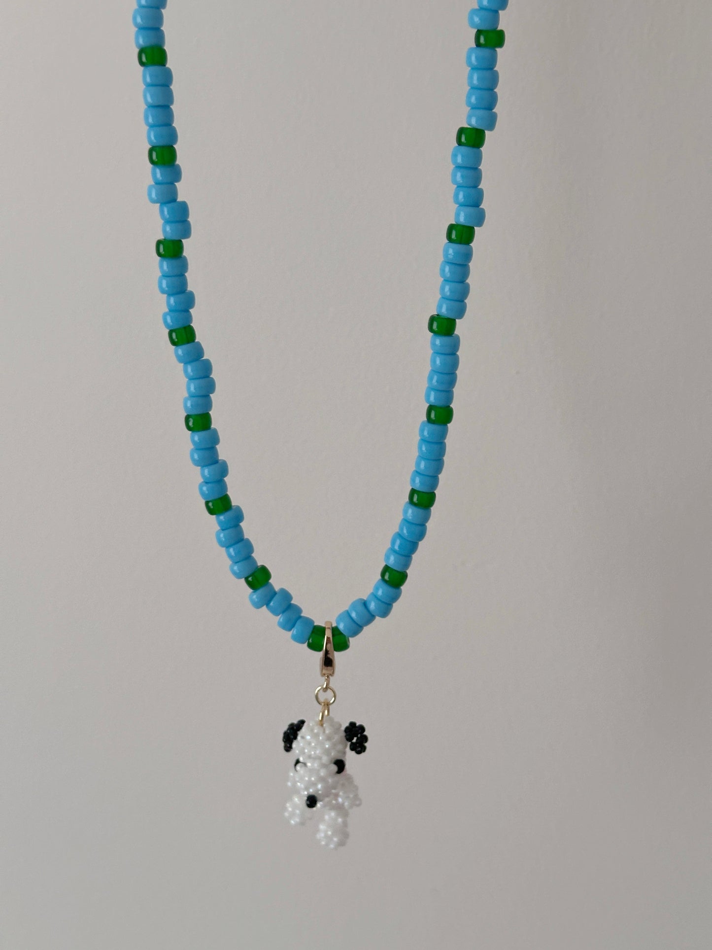 Snoopy bead necklace