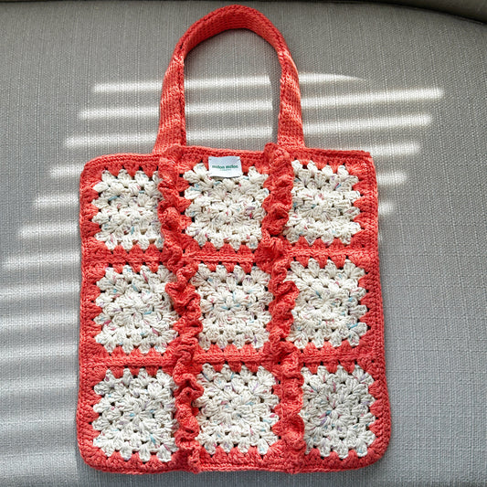 Cottage Core Ruffle Tote