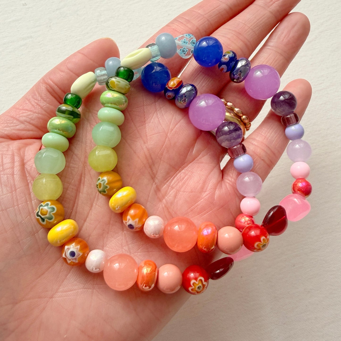 Rainbow Bead Bracelet 🌈