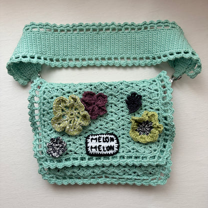 Lace Shoulder Bag (mint)