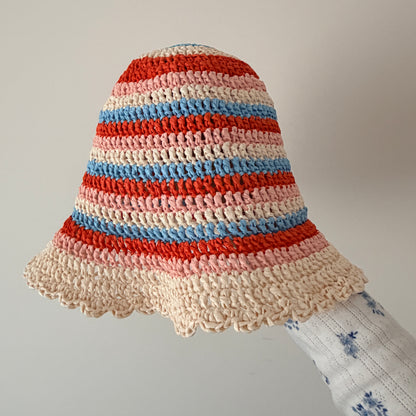 Crochet Raffia Hat