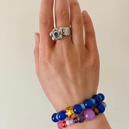 Flower Power Sterling Silver Ring