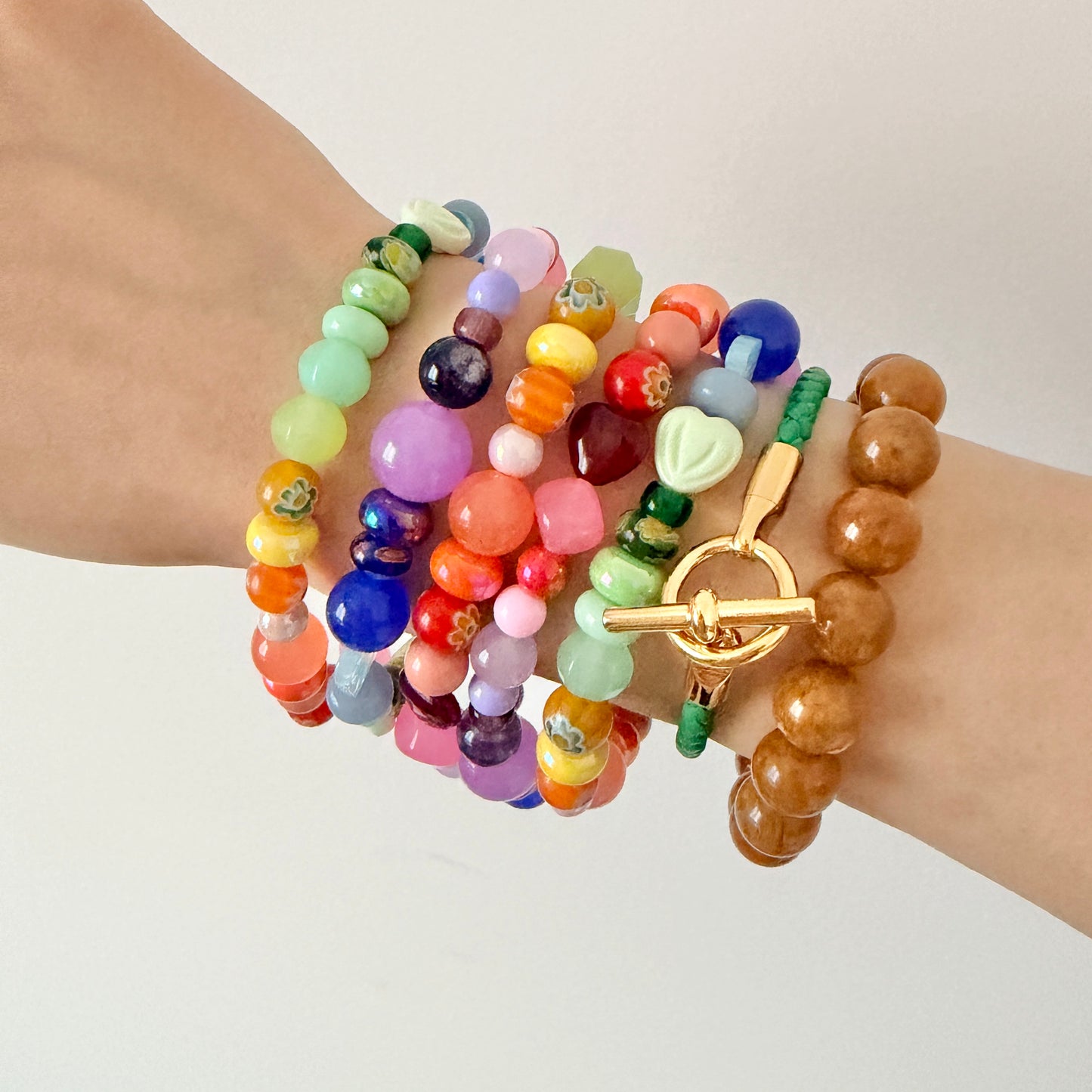 Rainbow Bead Bracelet 🌈