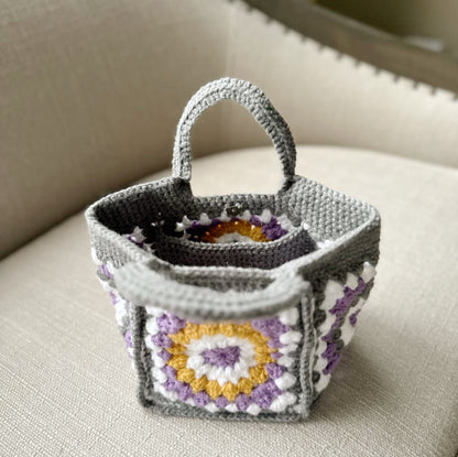 Petite Granny Square Tote