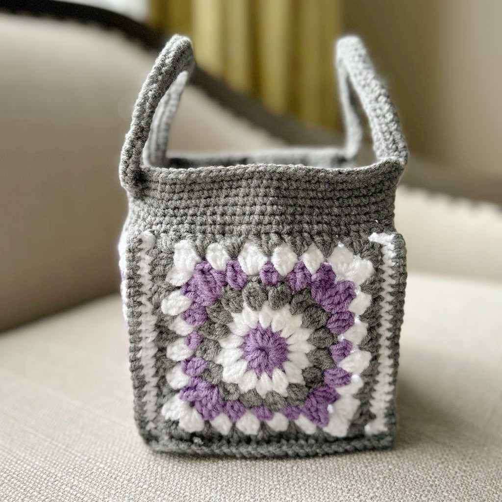 Petite Granny Square Tote