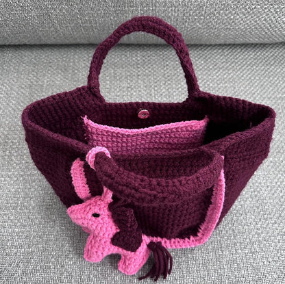 Petite Charm Tote Burgundy/Pink (PM)